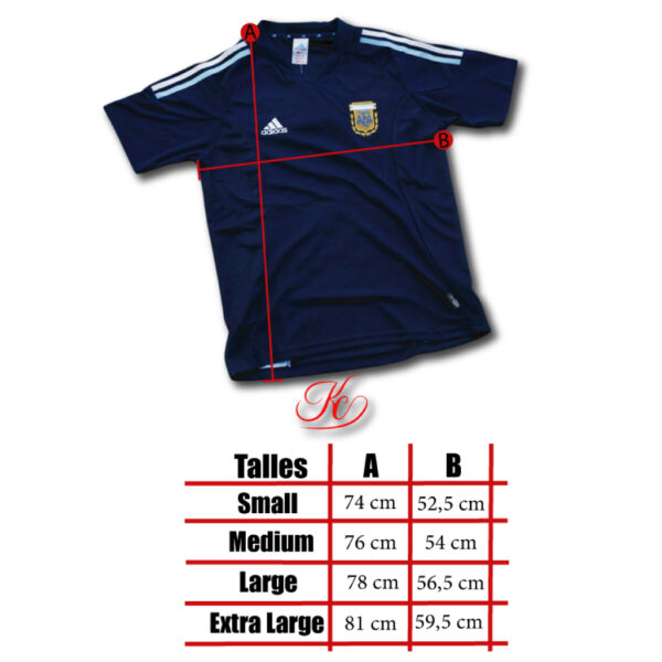 Camiseta ARG Suplente // Mundial 2002