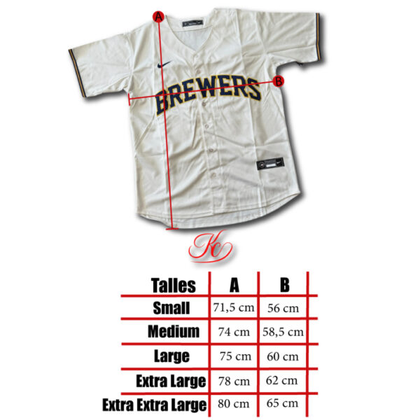 Camiseta MLB Brewers