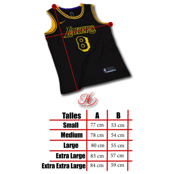Camiseta Lakers Mamba Edition // Nº8 Kobe Bryant