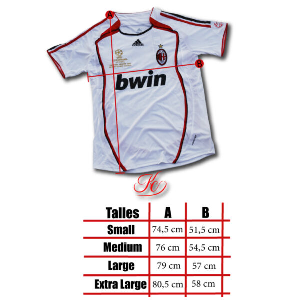 Camiseta Milan Suplente // Temporada 06/07