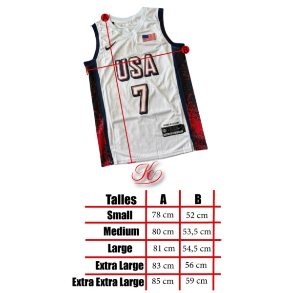 Camiseta USA Juegos 2024 // Nº7 Durant