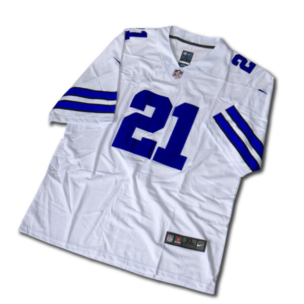 Camiseta NFL Cowboys Blanca // Nº21 Elliott