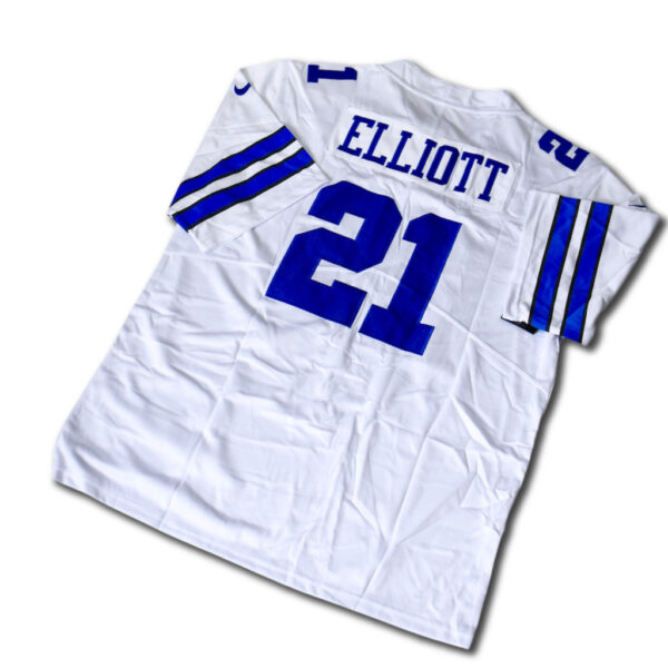 Camiseta NFL Cowboys Blanca // Nº21 Elliott