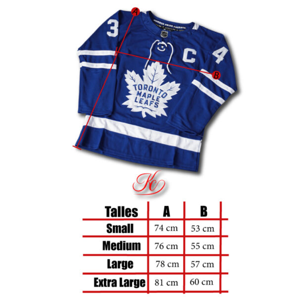Camiseta NHL Toronto // Nº34 Matthews
