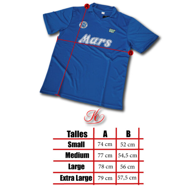 Napoli-5 Camiseta Napoli // Temporada 88/89