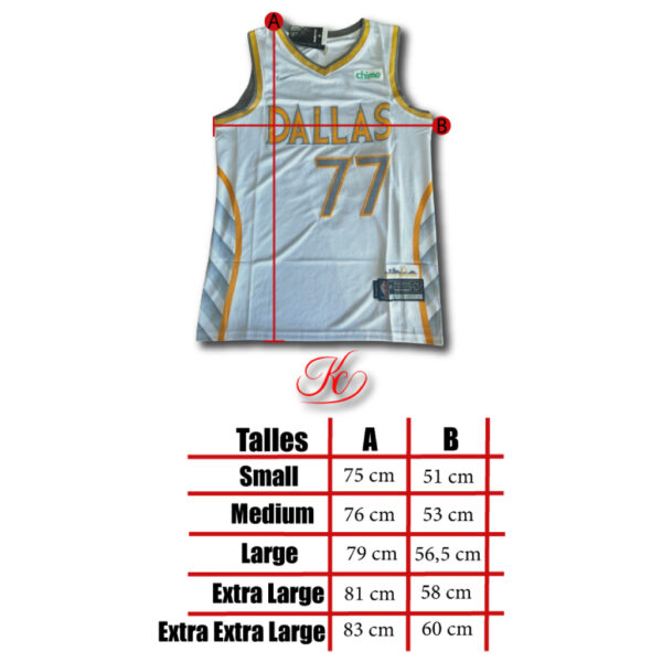 Camiseta Dallas Mavericks // Nº77 Doncic