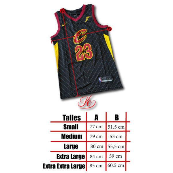 Camiseta Cleveland Cavaliers // Nº23 James
