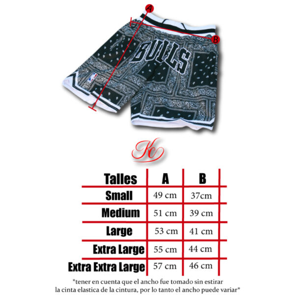 Short-Bulls-Bandana-3 Short Chicago Bandana