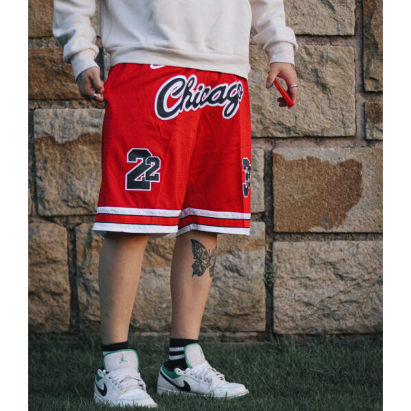 Short-Chicago-Rojo-Jordan-4 Short Chicago Rojo Jordan